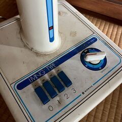 ★昭和レトロ★青羽扇風機★SANYO★2台セット★の画像