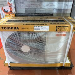 函館・北斗市近郊 直接取引限定 TOSHIBA 東芝 寒冷地仕様 エアコン VNシリーズ RAS-225VN(W) 室外機セット 木造6畳 / 鉄筋9畳用 / 2019年製 / グランホワイトの画像