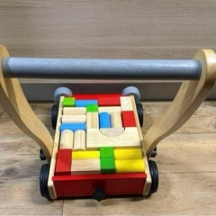 美品　プラントイ　おもちゃ　積み木　手押し車　ベビーウォーカー PLANTOYS Baby Walker 51230の画像