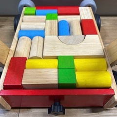 美品　プラントイ　おもちゃ　積み木　手押し車　ベビーウォーカー PLANTOYS Baby Walker 51230の画像