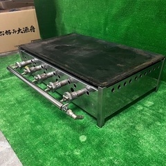 中古(メーカー不明)　業務用　プレス鉄板焼き機 都市ガスの画像