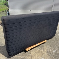 商談中脚付マットレス　セミダブル　ブラック　ニトリ