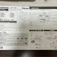 Paloma 都市ガス ガスコンロの画像