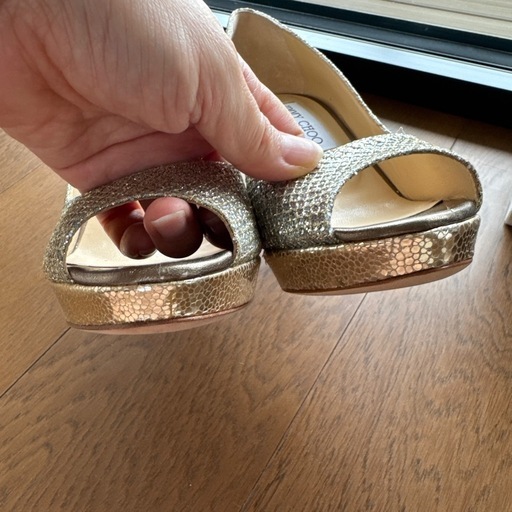 Jimmy choo 新品未使用品　38 1/2ハイヒール