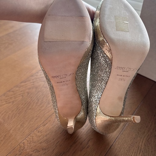 Jimmy choo 新品未使用品　38 1/2ハイヒール