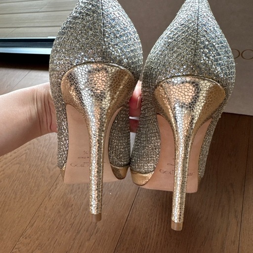 Jimmy choo 新品未使用品　38 1/2ハイヒール