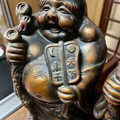 ★縁起物★七福神★福禄寿★布袋尊★置物★2セット★骨董品★アンティーク★レトロ★の画像