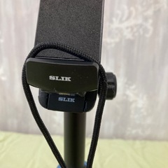 SLIK スマホ三脚 スタンド 軽量 折りたたみ式 ブルーアクセントの画像