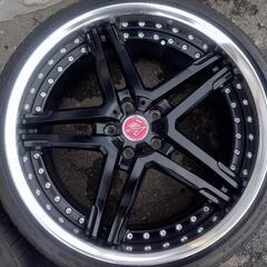 深リム20インチ！WORK VS-RS F8.5J+40 R8.5J+35  ホイールのみの画像