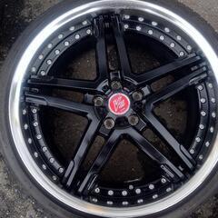 深リム20インチ！WORK VS-RS F8.5J+40 R8.5J+35  ホイールのみの画像