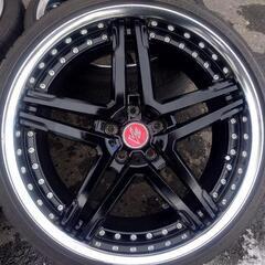 深リム20インチ！WORK VS-RS F8.5J+40 R8.5J+35  ホイールのみの画像