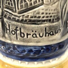JME079S)ヴィンテージ 観賞用 西ドイツ ビールジョッキ 置物 セラミック ヨーロッパ 輸入品【取りに来られる方限定】の画像