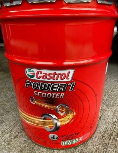Castrol カストロール POWERI SCOOTER4T 10W-40 スクーター 20Ｌ