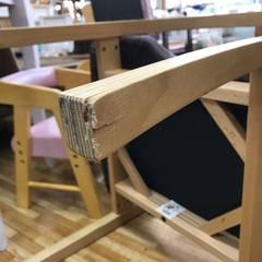 ニトリ 木製チェア  アームチェア　カトレアの画像