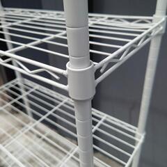 【決まりました】☆スチールラック 4段 ホワイトの画像