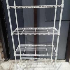 【決まりました】☆スチールラック 4段 ホワイト