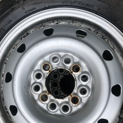三重県中古タイヤ交換出張サービス(タイヤの出張交換費込み)　13インチ　マルチホイール　ユニバーサルの画像