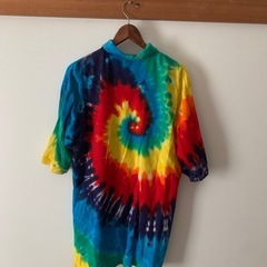 アメリカ古着　リキッドブルー　ポロシャツの画像