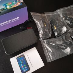 ポータブル 6.25 インチ IP67 防水オートバイ GPS ナビゲーションワイヤレス Carplay Android 自動 DVR ドライブレコーダーの画像