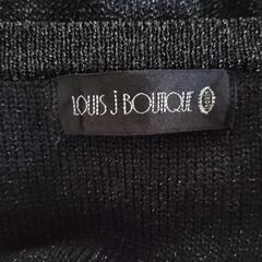 ✨超スペシャルSALE    ✨USED  ブラックラメニットワンピースの画像