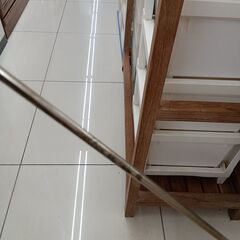 ★リユースのサカイ日立店★HJ7070  ハンガーラック ナチュラルブラウン H179×D40×W75 クリーニング済み の画像