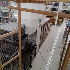 ★リユースのサカイ日立店★HJ7070  ハンガーラック ナチュラルブラウン H179×D40×W75 クリーニング済み の画像