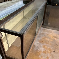 昭和レトロ　ショーケース大の画像