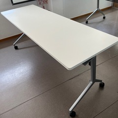 【 2台】 KOKUYO 折りたたみ机(キャスター付)