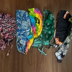 バンダナキャップ10枚セットの画像