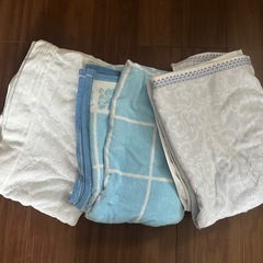 ウエス用に！古いシーツとタオルケットの画像