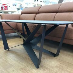 ★リユースのサカイ春日部店★KJ10819 MACRON リビングテーブル グレー H45×W116×D60 クリーニング済みの画像