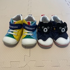 【12.5cm】ミキハウス2足
