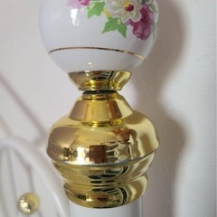 差し上げます。廃盤ニトリのお姫様シングルパイプベッド　の画像