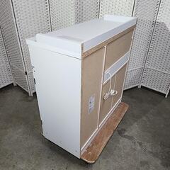 【売約済み】LOWYA キッチンボード 幅90cm ホワイトの画像
