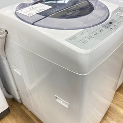 【トレファク高槻店】安心の6ヶ月間保証！取りに来られる方限定！SHARP（シャープ）の全自動洗濯機のご紹介です！の画像