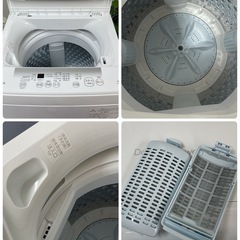 R051 ☀️ 2023年製の高年式♪ TOSHIBA 洗濯機（洗濯4.5㎏) AW-45GA2 ⭐ 動作確認済 ⭐ クリーニング済の画像