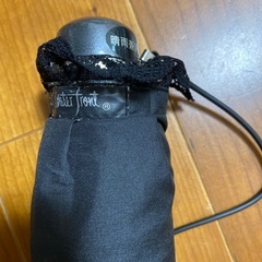 折り畳み傘　黒　レース　傘　新品　未使用　非常時の画像