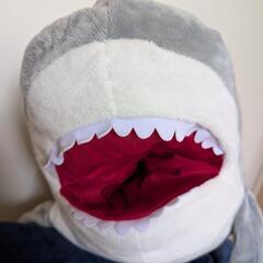 BIG90cm　サメぬいぐるみ　２つセットの画像