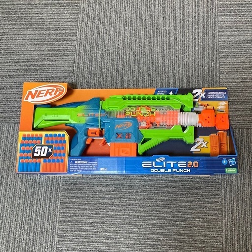 【新品・未使用】NERF ELITE 2.0 DOUBLE PUNCH 人気