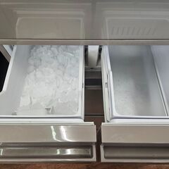 リサイクルショップどりーむ天保山店　No3400　5ドア冷蔵庫　日立　2019年製　容量401L　自動製氷機能付き　ファミリー向けサイズです♪の画像