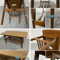 karimoku/カリモク60 Kチェア 2シーター モケットグリーン 二人掛けソファ リビングテーブルセット 中古家具 店頭引取歓迎 R9801の画像