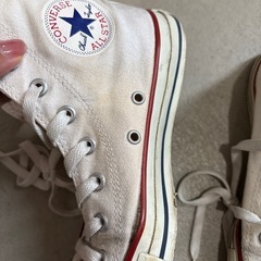 コンバース　ハイカット　ホワイト 24cmの画像