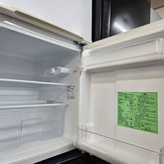 リサイクルショップどりーむ天保山店　No3443　２ドア冷蔵庫　ヤマダ電機　2018年製　容量90L　1人暮らしに最適なサイズです♪の画像