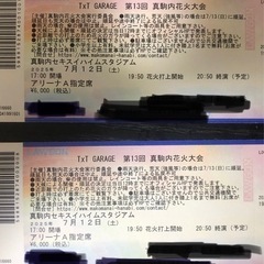 真駒内花火大会アリーナＡ指定席の画像