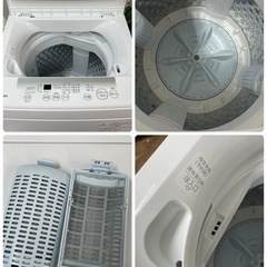 R716 ☀️ 2023年製の高年式♪ TOSHIBA 洗濯機（洗濯4.5㎏) AW-45GA2 ⭐ 動作確認済 ⭐ クリーニング済の画像