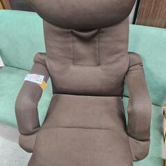 リサイクルショップどりーむ天保山店　No3067　リクライニング座椅子　ブラウン　背もたれ・頭がリクライニングできます♪の画像