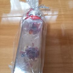 ハーバリウムボトル★赤系統★ドライフラワー使用
