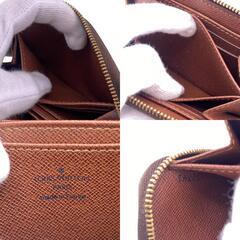 ルイヴィトン LOUIS VUITTON コインケース モノグラム ジッピーコインパース ラウンドジップ M60067 ブラウンの画像