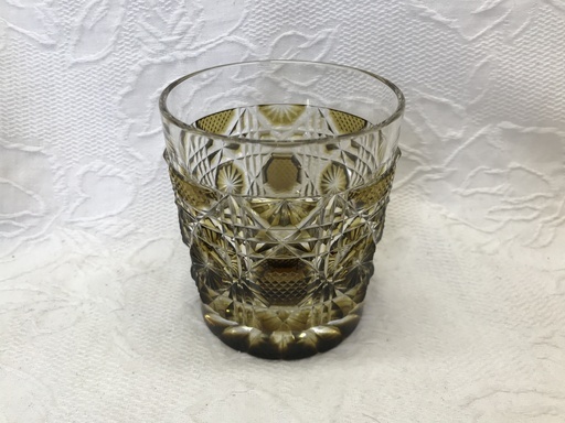 薩摩切子オールド（緑）八角籠目280ｃｃ　薩摩びーどろ工芸 22005 薩摩切子オールド（緑）八角籠目280cc 薩摩びーどろ工芸 誕生日