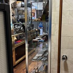 コレクションケース　ガラス棚　ショーケース　2台の画像